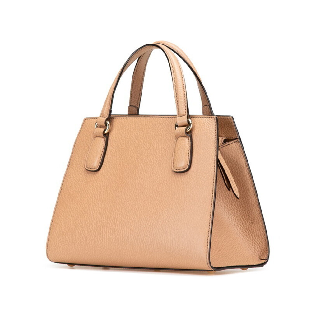 Gucci Interlocking GG Soho Shoulder Bag beige leather - Picture 2 of 8